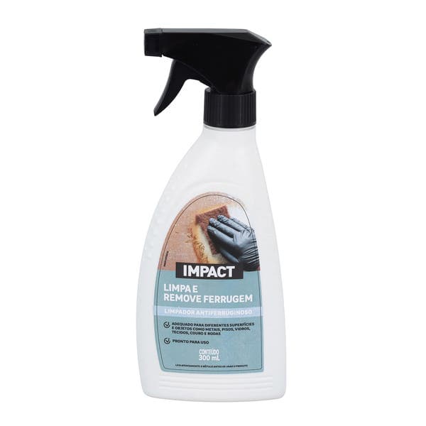 Limpa e Remove Ferrugem Pronto para Uso Impact Spray 300ml