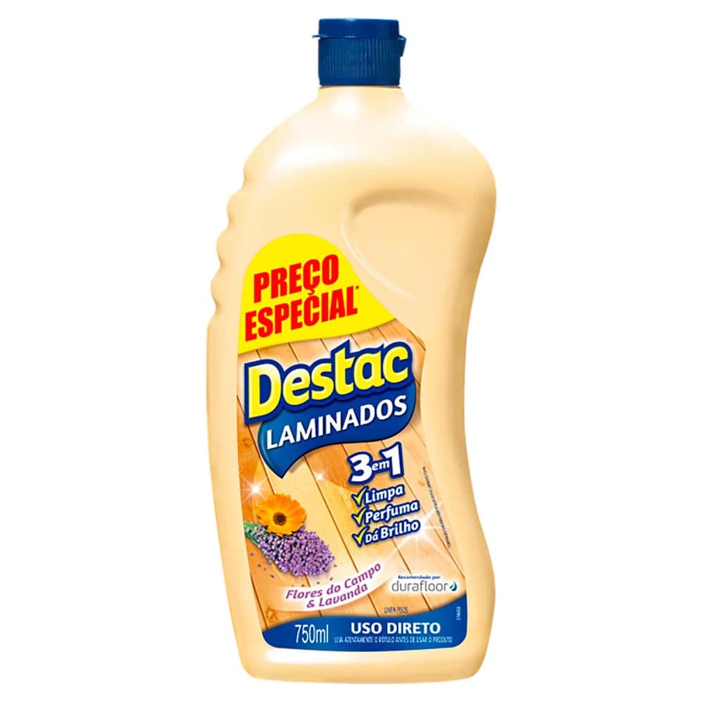 Limpa Pisos Laminados 750mL - Destac
