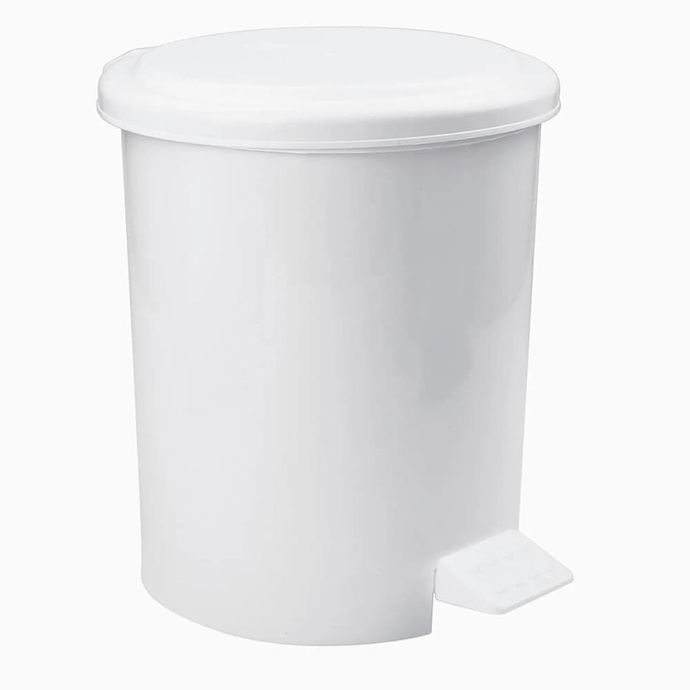 Lixeira com Pedal 7l Branca - Nitron