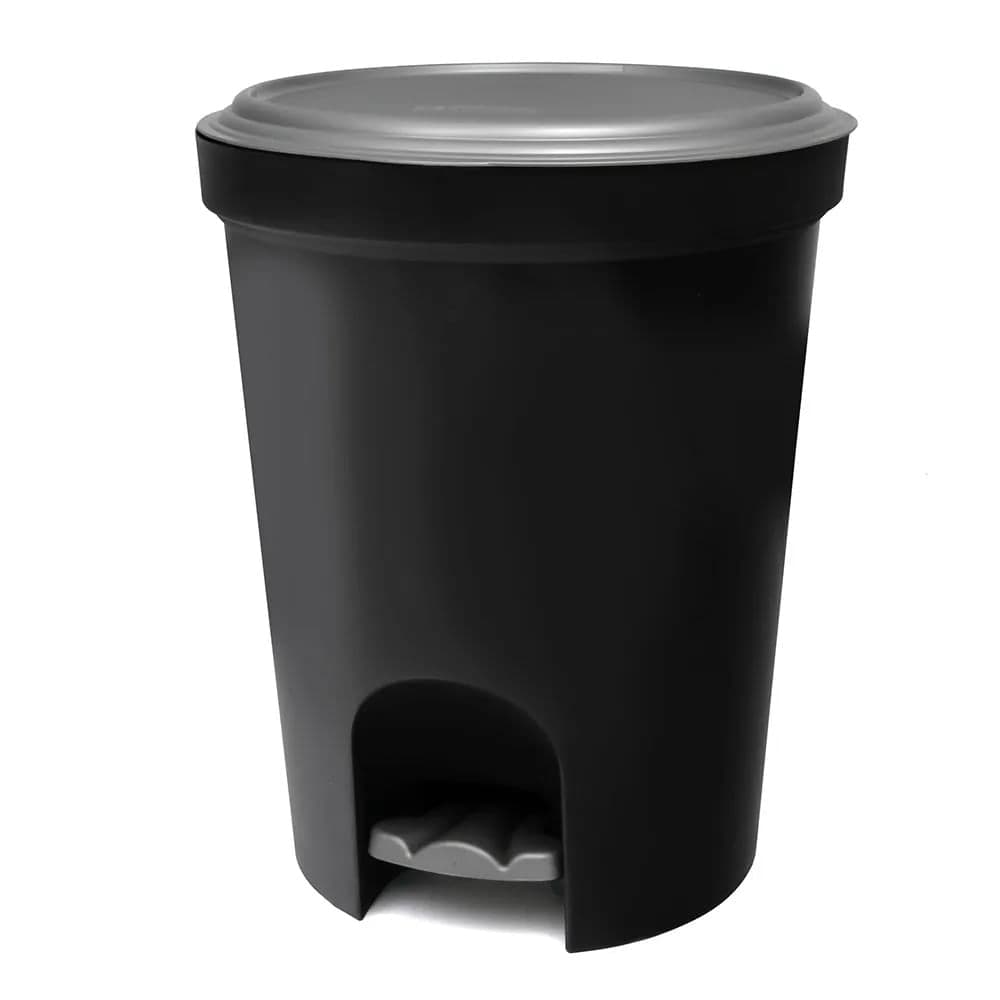 Lixeira de Chão 13,5l Preta - Sanremo