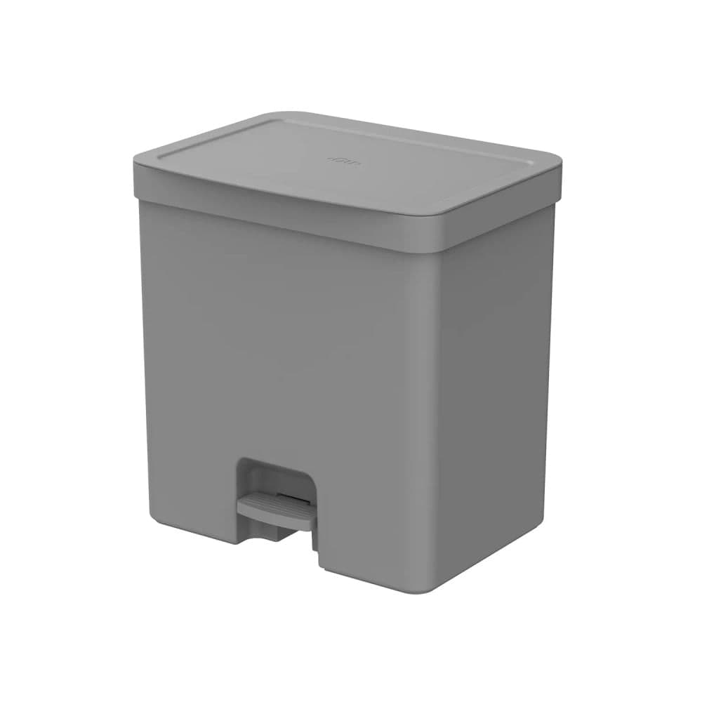 Lixeira de Chão Trium com Pedal 20l Chumbo - Ou