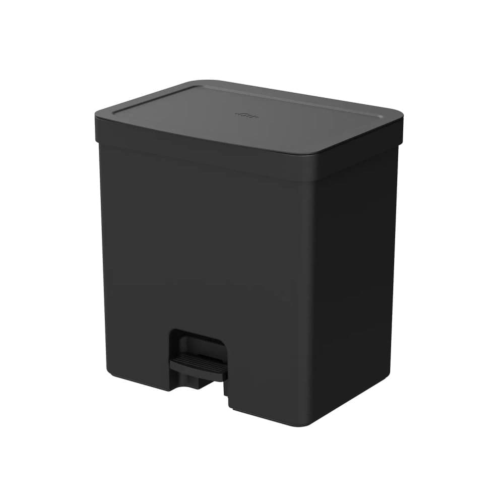 Lixeira de Chão Trium com Pedal 20l Preta - Ou