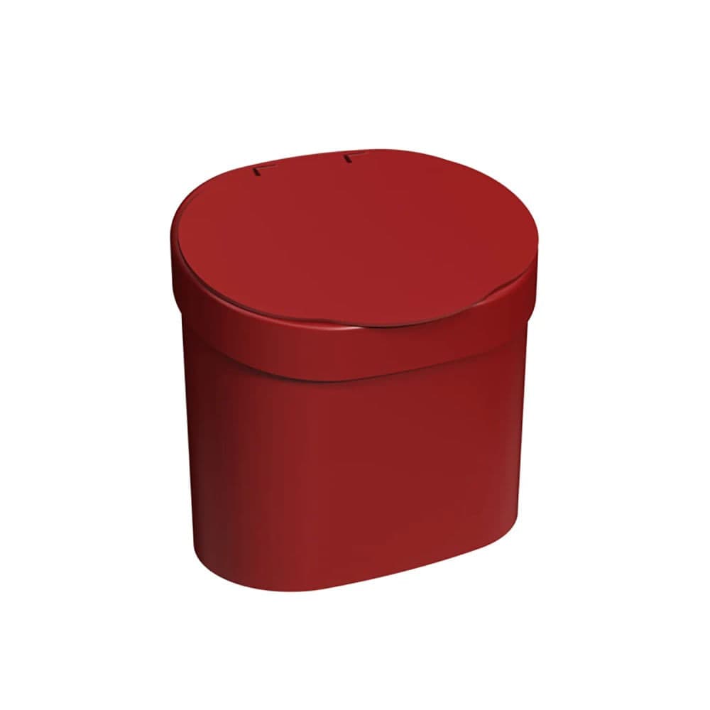 Lixeira de Pia Oval 4l Vermelho Bold - Coza