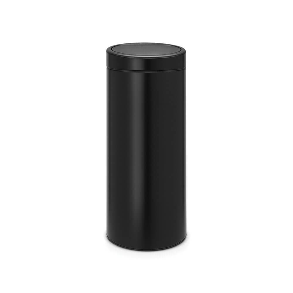 Lixeira em Aço Inox Touch Bin 30L Preta - Brabantia