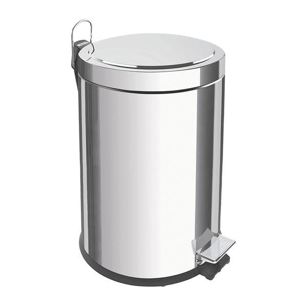 Lixeira Multiuso 5L Metal Cinza com Pedal Teec Tramontina