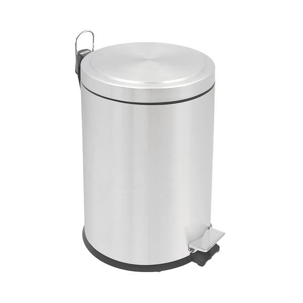 Lixeira Multiuso 5L Metal Cinza com Pedal Teec Tramontina