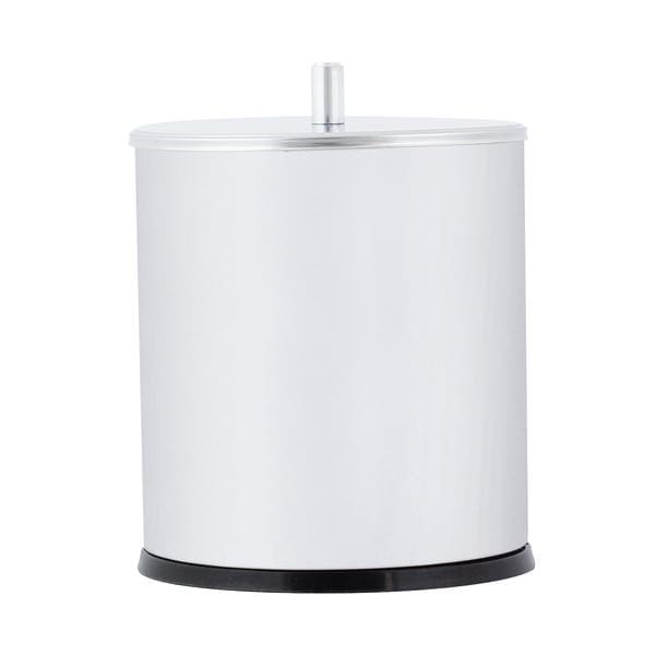 Lixeira para Banheiro 5L Metal Inox Manual Prata Brinox