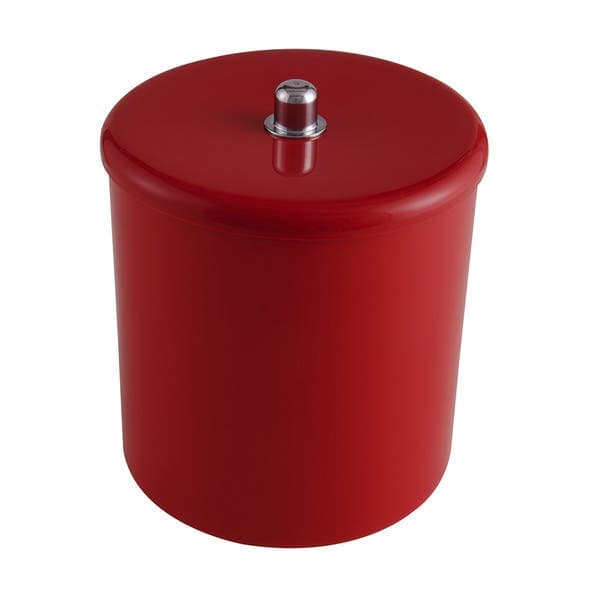 Lixeira para Banheiro 6L Plástico Manual Vermelha Astra