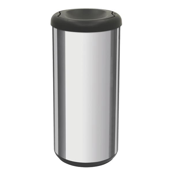 Lixeira Seletiva 40L Metal Cinza Sem Pedal Teec Tramontina