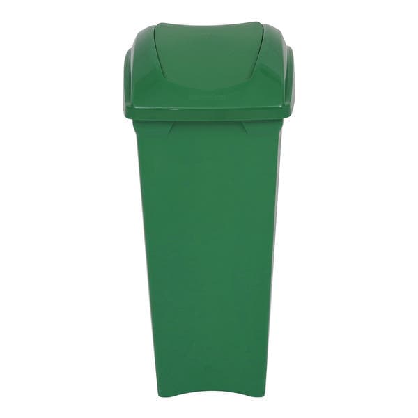 Lixeira Seletiva 40L Plástico Basculante Verde Sim Sanremo
