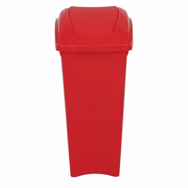 Lixeira Seletiva 40L Plástico Basculante Vermelha Sim Sanremo