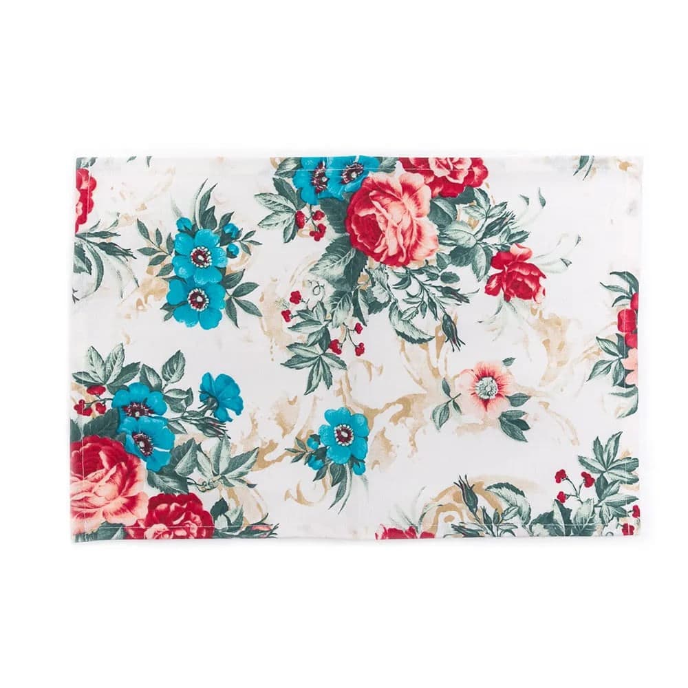 Lugar Americano Acqua 30x45cm Floral - Branyl