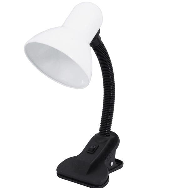 Luminária de Mesa Branca Metal Flex Garra Kian