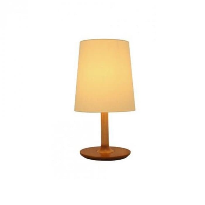 Luminária de Mesa Classic P Nova Home Madeira Jequitiba