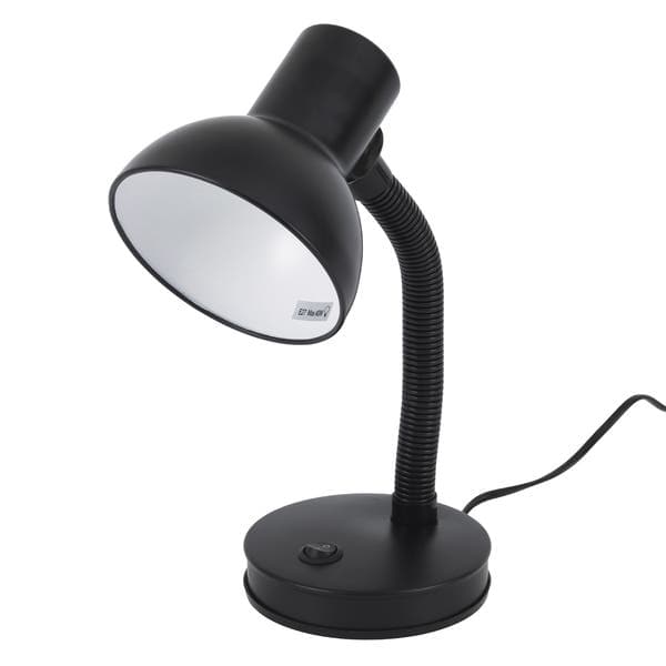 Luminária de Mesa de Metal e Plástico Preto Buro IP20 Inspire