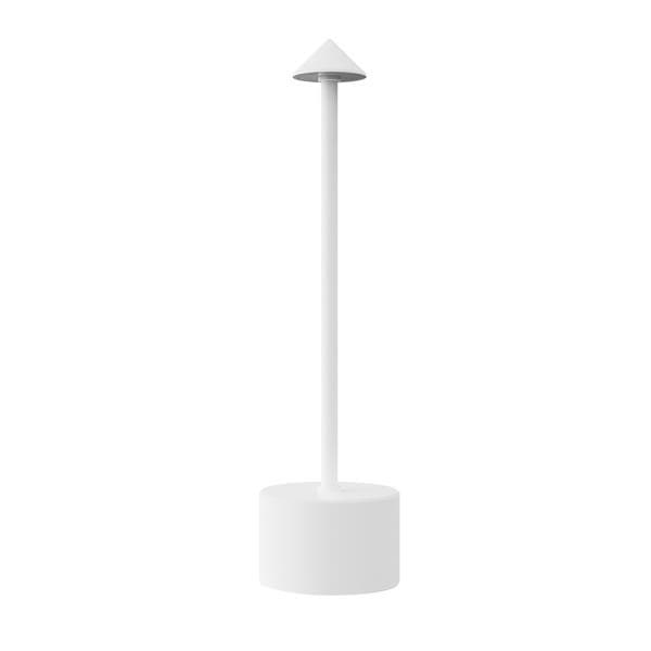 Luminária de Mesa LED Caret Branco USB