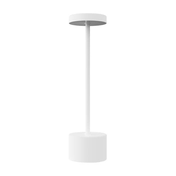 Luminária de Mesa LED Disco Branco USB