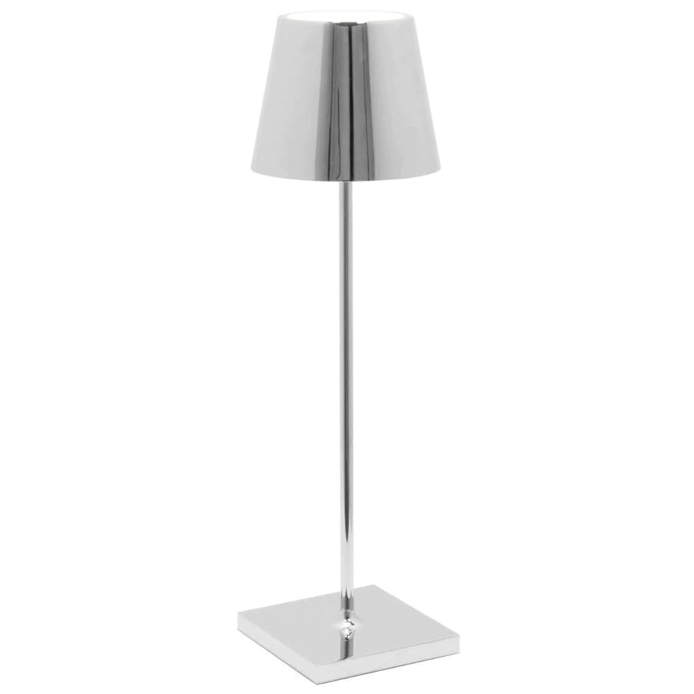 Luminária de Mesa Zafferano Poldina Pro Cromo 38cm
