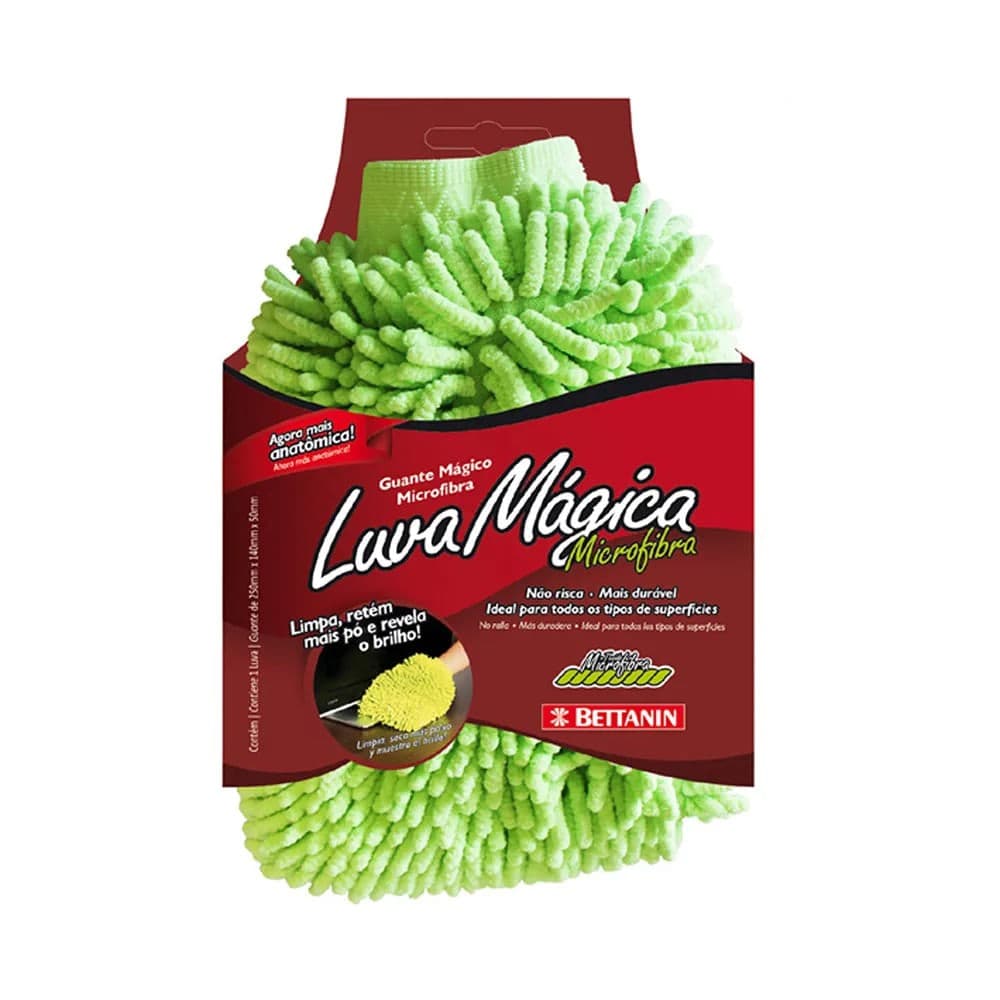 Luva de Limpeza em Microfibra - Noviça