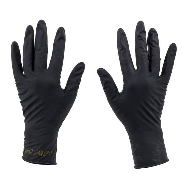 Luva Látex para Proteção Química Médio Maxiblack Danny com CA