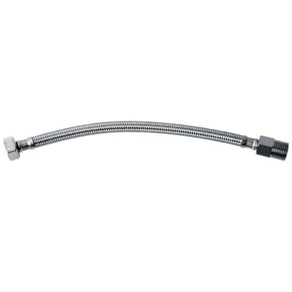 Mangueira Flexível para Água Cromada 1/2" 30cm Roca