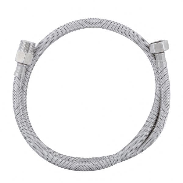 Mangueira Flexível para Água Inox Alta Pressão 1/2" 100cm Wog