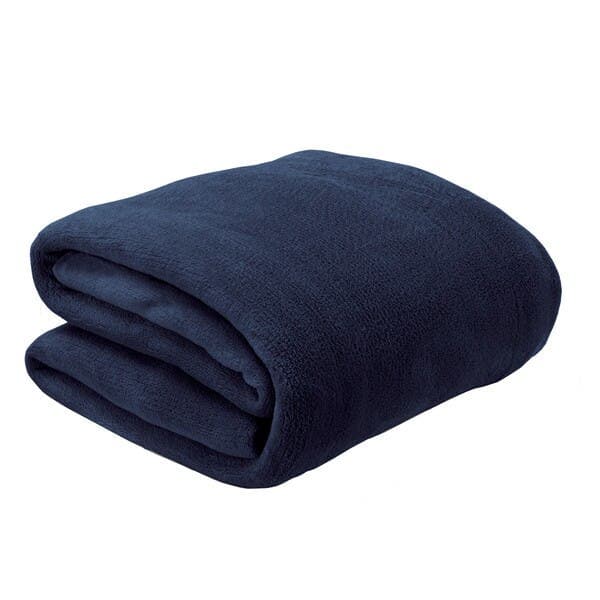 Manta Fleece Casal Marinho 1,8x2,2m Andreza Enxovais