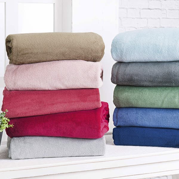 Manta Fleece Solteiro Cinza Liso 2,20x1,50m