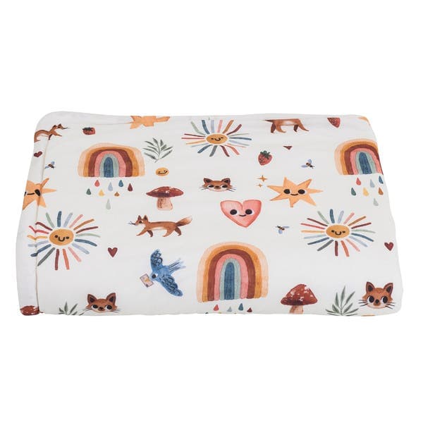 Manta Infantil Arco Iris 90X150cm The Mini Forest