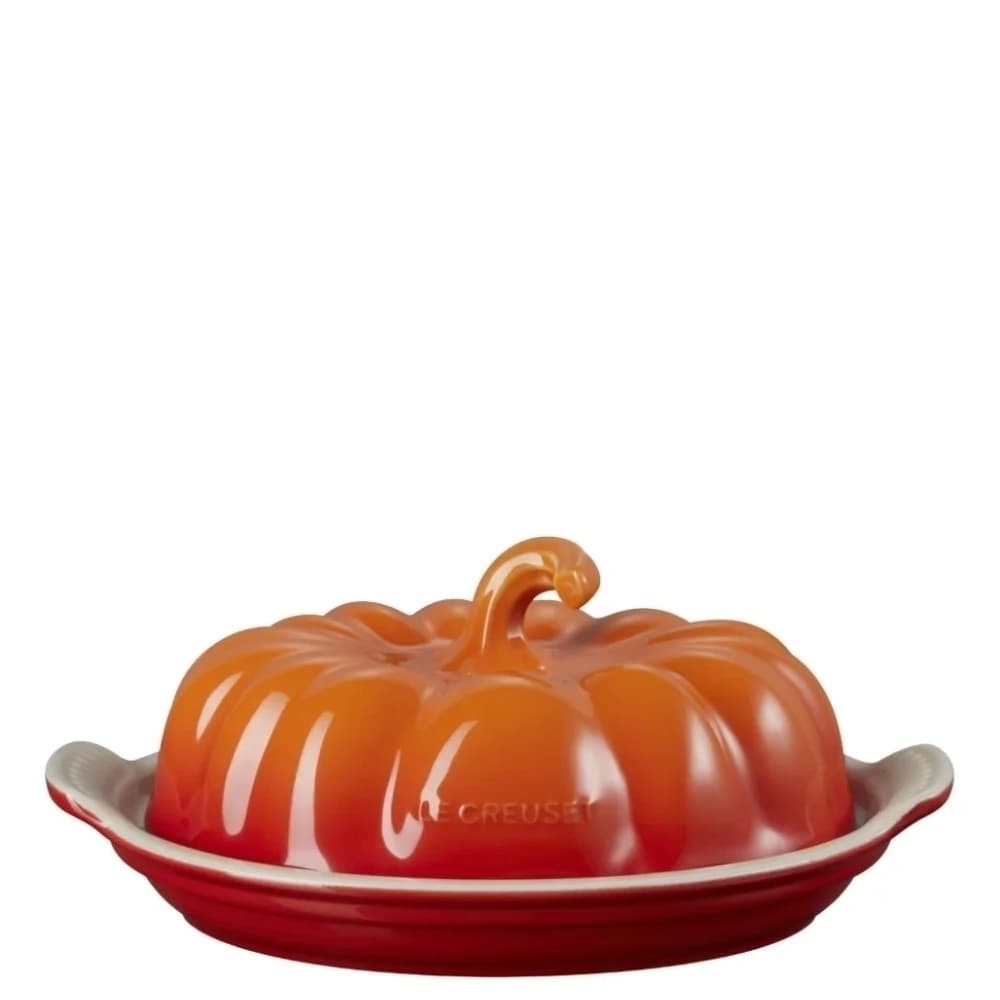 Manteigueira de Cerâmica Le Creuset Abóbora Laranja 350ml