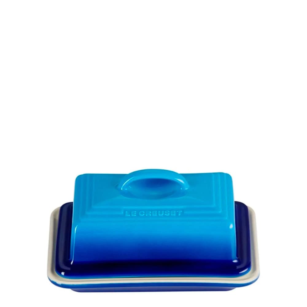 Manteigueira de Cerâmica Le Creuset Azure Blue 9x12cm