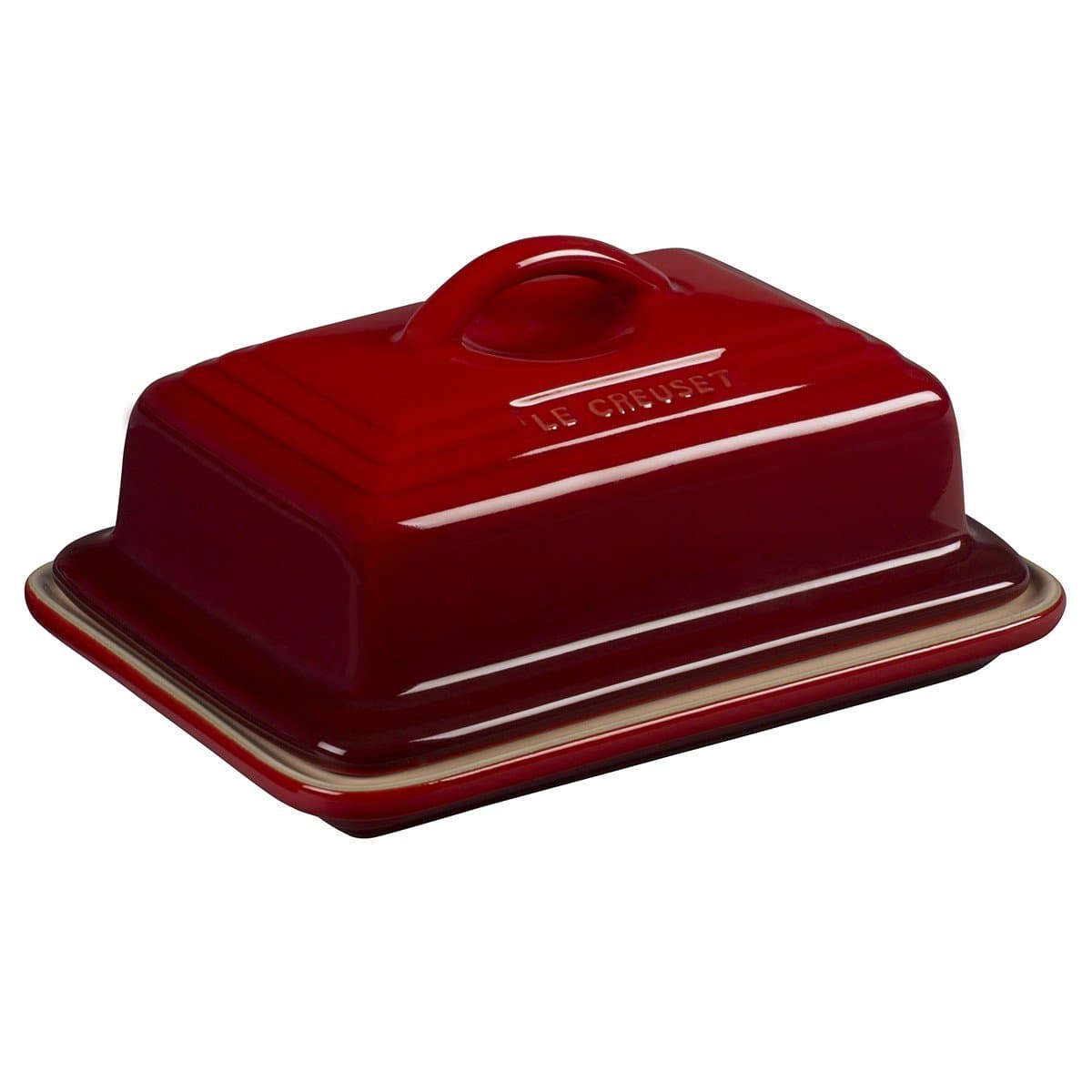 Manteigueira Le Creuset Vermelha 16x12cm
