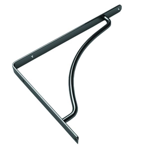 Mão Francesa Aço Preto 20cm Concavo Utilfer