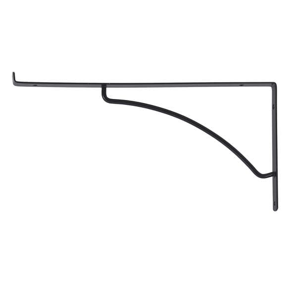 Mão Francesa com Fixação Aço Preto 31x15cm Utilfer