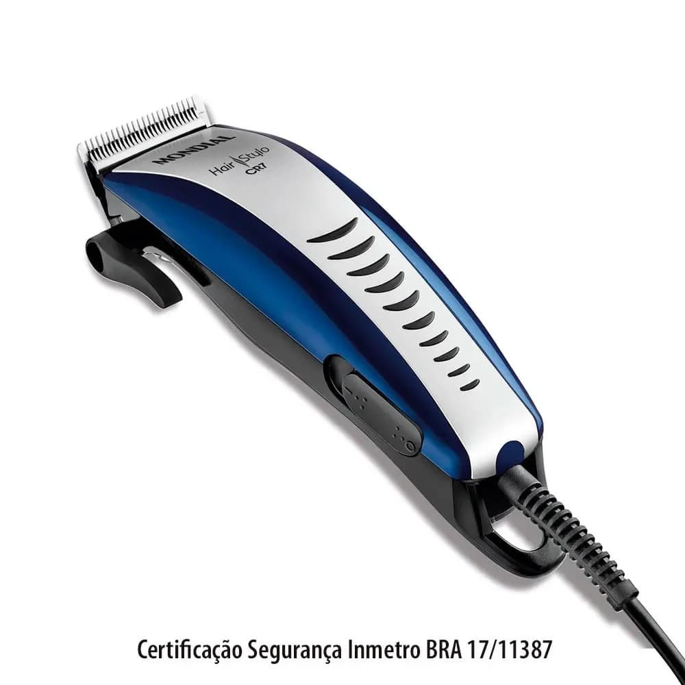 Máquina de Cortar Cabelo Mondial Hair Stylo Cr-07 — Máquina de Cortar Cabelo Mondial Hair Stylo Cr-07 · Ref. 11829