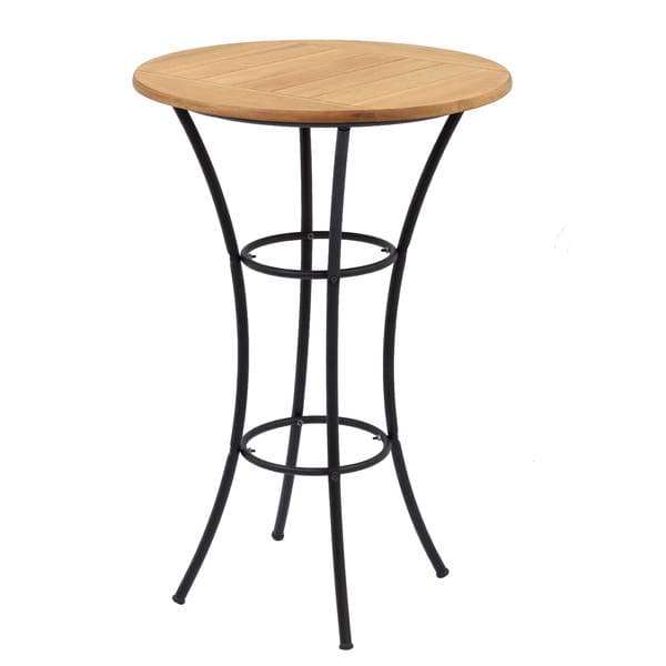 Mesa de Jardim 106x60x60cm Alumínio Jatobá Viracopos New