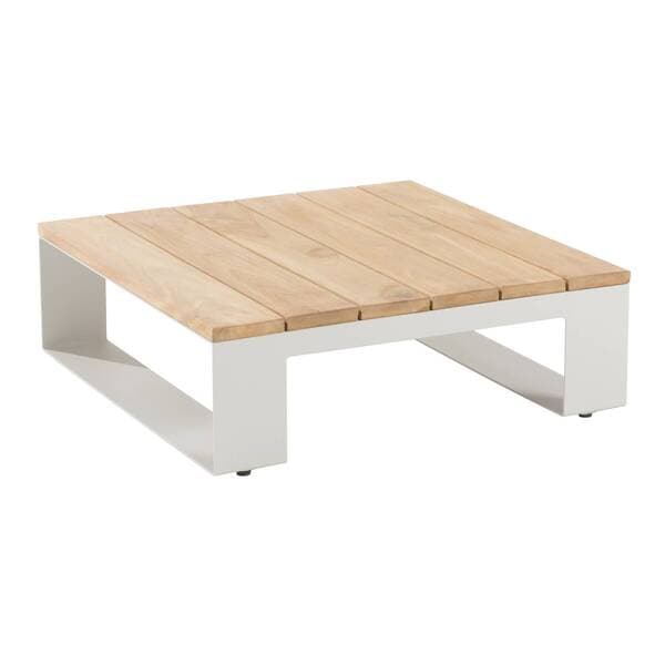 Mesa de Jardim de Alumínio Marrom 23,5x70x70cm Surrey Naterial