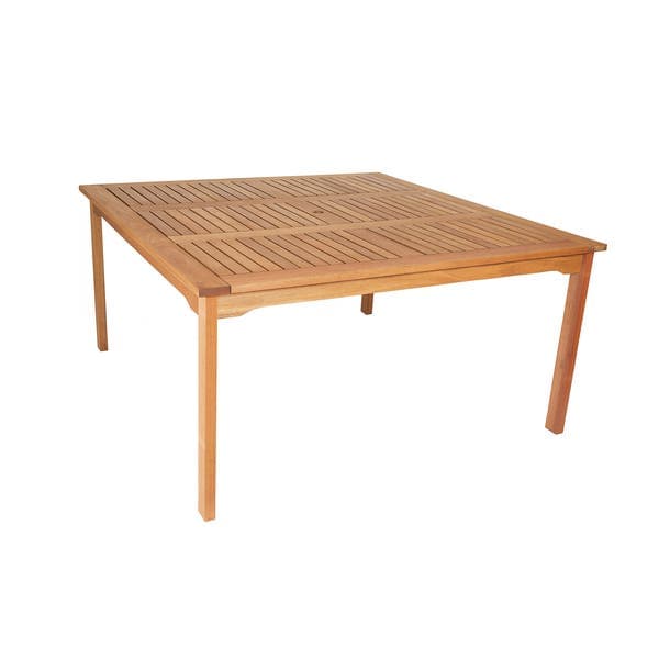 Mesa de Jardim Madeira Quadrada Ipanema 74x150x150cm