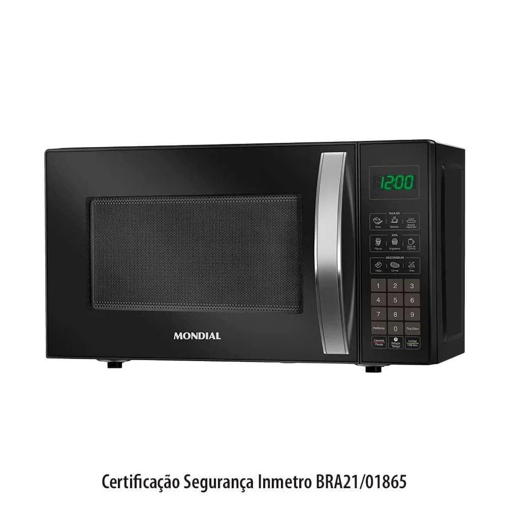 Micro-ondas 21l Preto - Mondial — Micro-ondas 21l Preto - Mondial · Ref. 26249