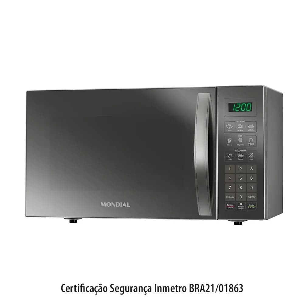 Micro-ondas 34l Espelhado Mo-02-34-e - Mondial — Micro-ondas 34l Espelhado Mo-02-34-e - Mondial · Ref. 26256