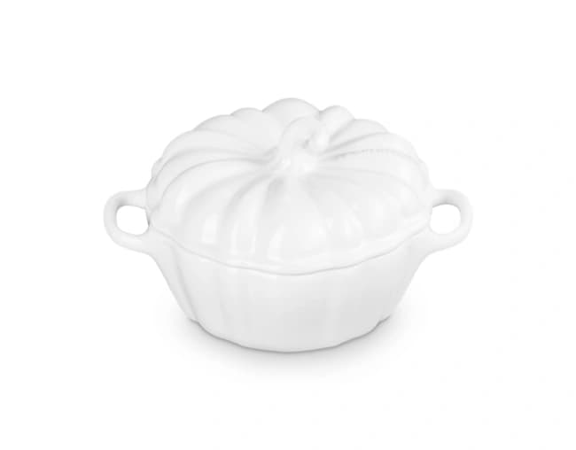 Mini Cocotte Abóbora Le Creuset — Branco