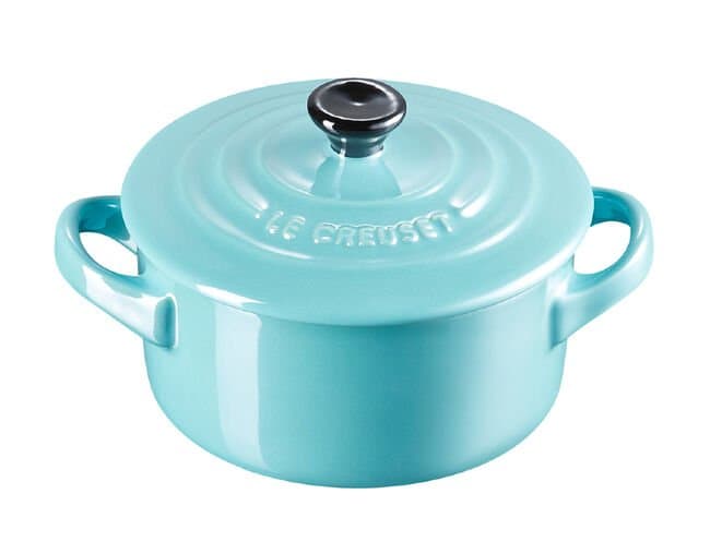 Mini Cocotte Cerâmica Azul Caribe - Le Creuset
