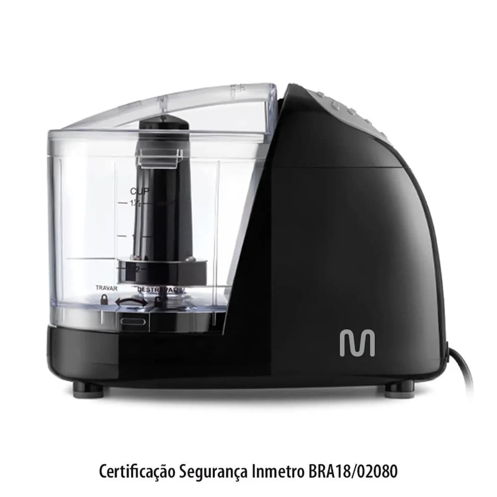 Mini Processador de Alimentos 350mL Preto - Multi — Mini Processador de Alimentos 350mL Preto Ce076/ce077 - Multi · Ref. 34571