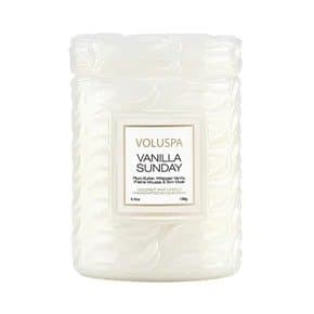 Mini Vela Pote Vidro 50h Relevo Vanilla Sunday - Voluspa