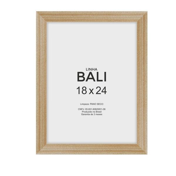 Moldura Pronta Bali Pinus Madeira Pinus para Fotos de 18x24cm