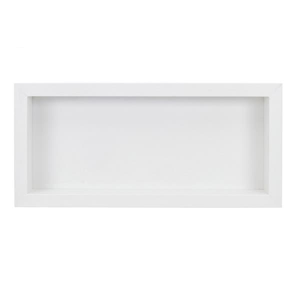 Nicho para Banheiro Polido White 32x76cm Artens