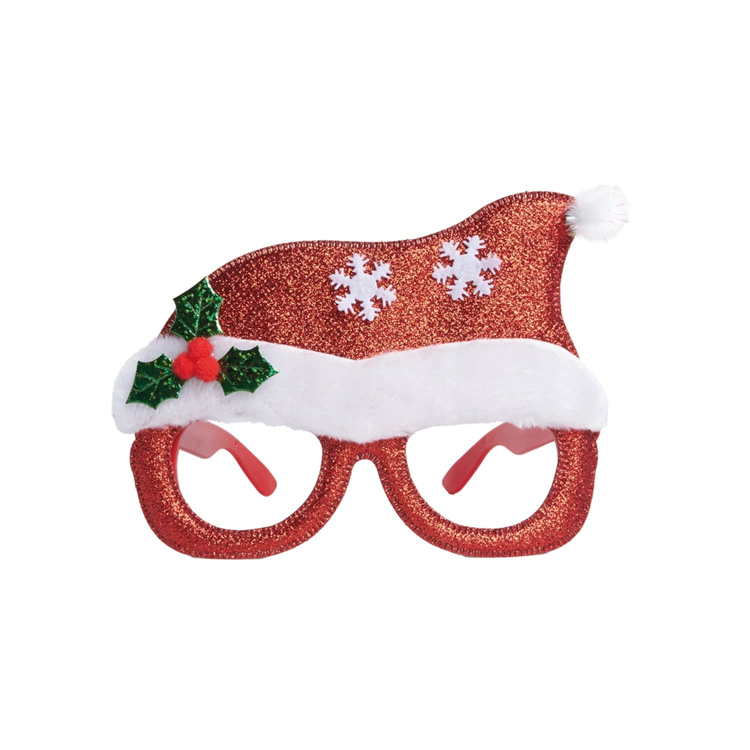 Óculos Gorro Noel Natal Vermelho 14,5cm - Hub.me
