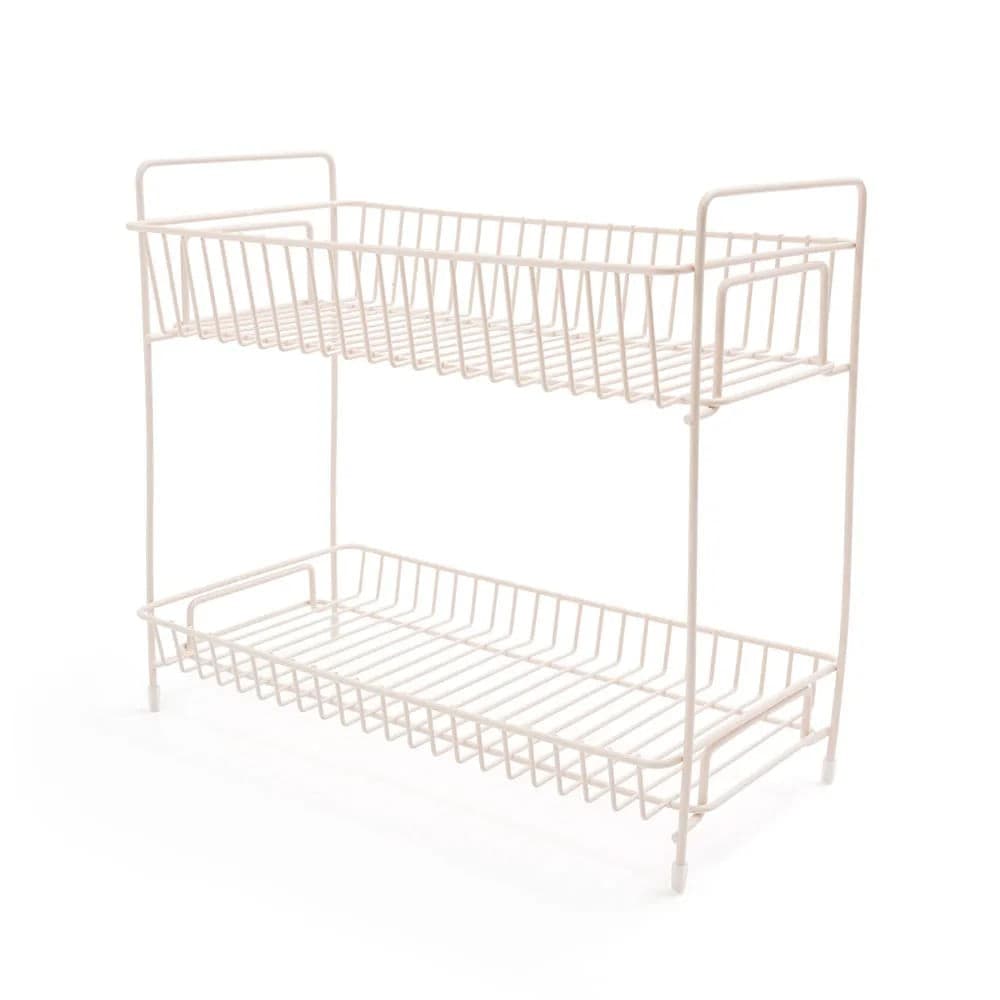 Organizador 2 Andares 30cm Rosa - Oikos