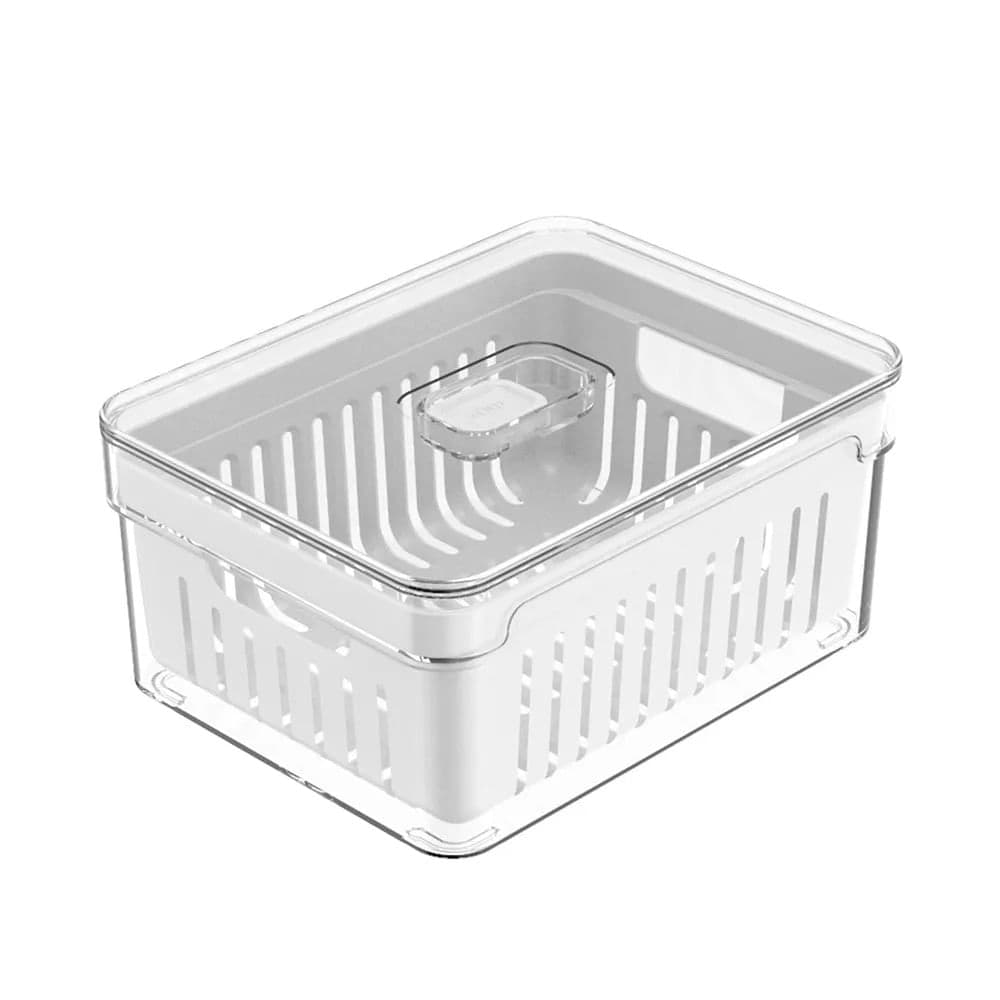 Organizador Clear com Cesto 2,2l Natural - Ou