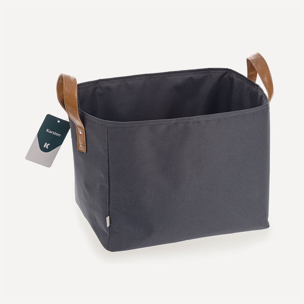 Organizador com Alças Nylon Azul Marinho 23cm x 29cm